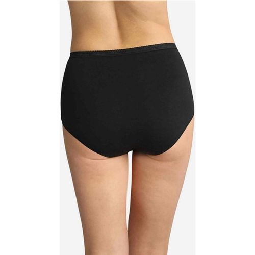 Lot de 2 Culottes classiques bio - Noires en coton - Playtex - Modalova