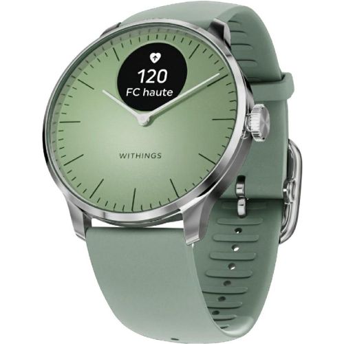 Montre de Santé Connecté Scanwatch Light - Wsw L Green Bracelet Caoutchouc - Withings - Modalova