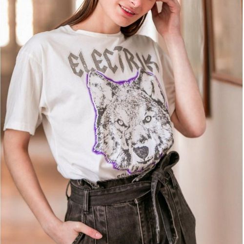 T-shirt manches courtes ELECTRIK-TS en coton - La Petite Etoile - Modalova