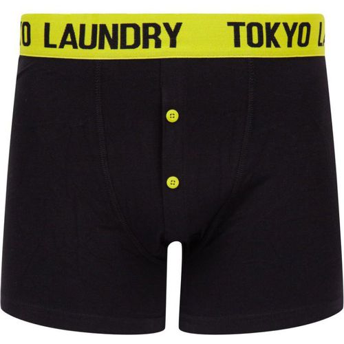Pack boxer homme vert en coton - Tokyo Laundry - Modalova