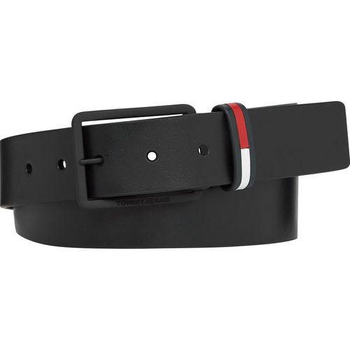 Ceinture en cuir véritable noire - Tommy Hilfiger Maroquinerie - Modalova