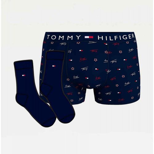 Set boxer logote & paire de chaussettes - en coton - Tommy Hilfiger Underwear - Modalova