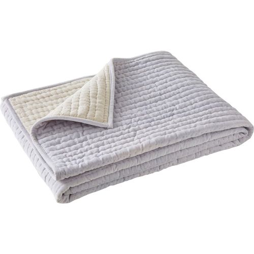 Chemin de lit TIBET Perle 45 x 240 cm - Blanc des Vosges - Modalova