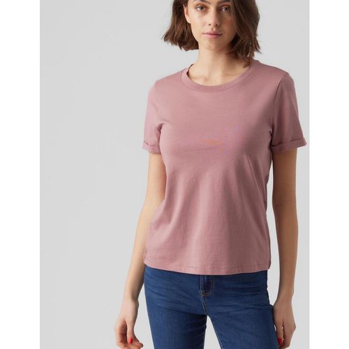 T-shirt Regular Fit Col rond Manches courtes Longueur regular en coton Adele - Vero Moda - Modalova