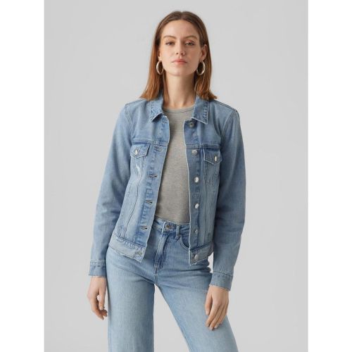 Veste en jean Col en V Manches longues Gail - Vero Moda - Modalova