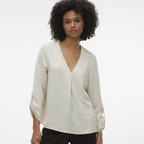 Top manches longues - Gris - Vero Moda - Modalova