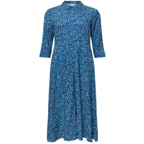 Robe chemise Turquoise en viscose Iris - YAS - Modalova