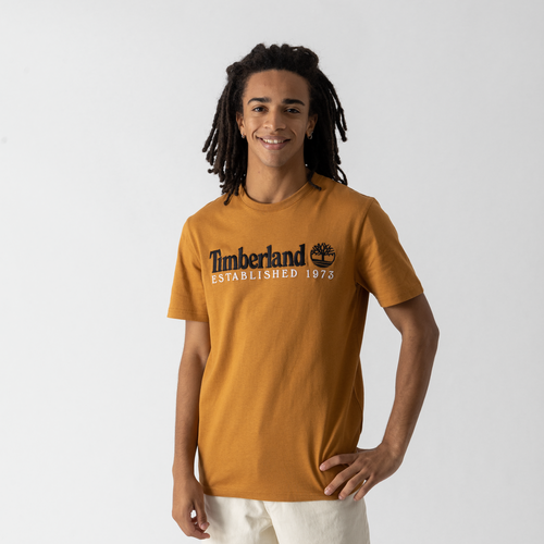 Tee Shirt Linear Logo Marron - Timberland - Modalova