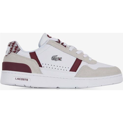 T-clip Signature Blanc/bordeaux - Lacoste - Modalova