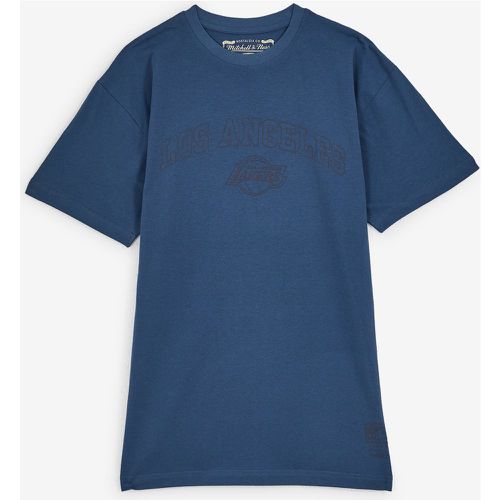 Tee Shirt Lakers Washed Bleu Ciel - Mitchell & Ness - Modalova