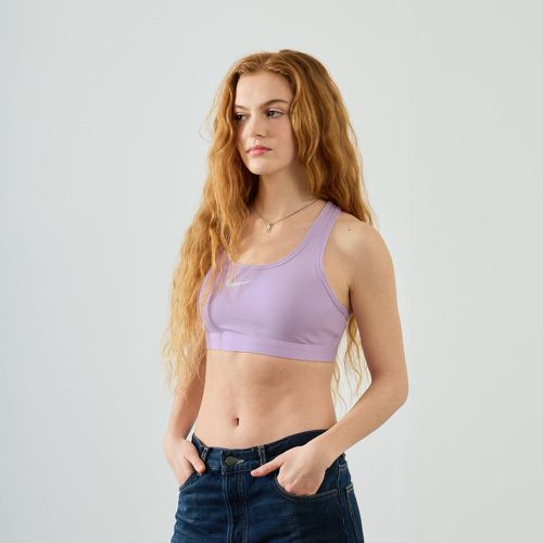 Top Bra Swoosh Lilas/blanc - Nike - Modalova