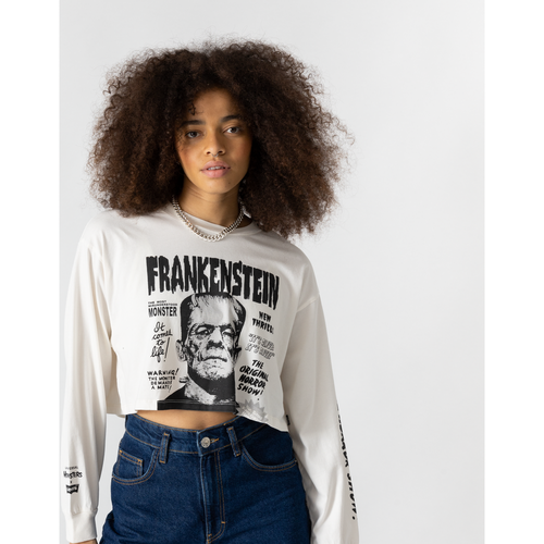 Tee Shirt Ls Cropped Monsters Frankenste / - Levis - Modalova