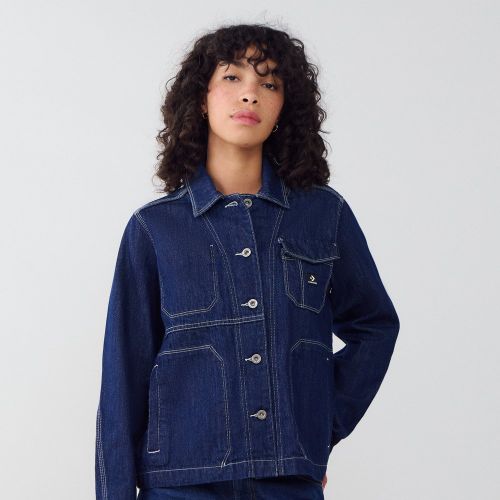 Jacket Denim Stitching Bleu/blanc - Converse - Modalova