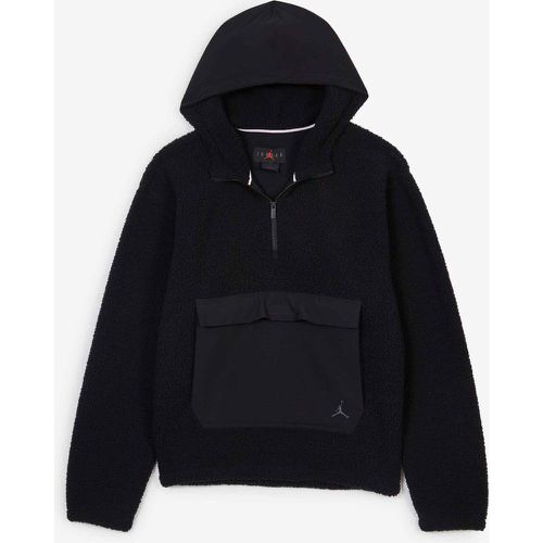 Hoodie Half-zip Sherpa Noir - Jordan - Modalova