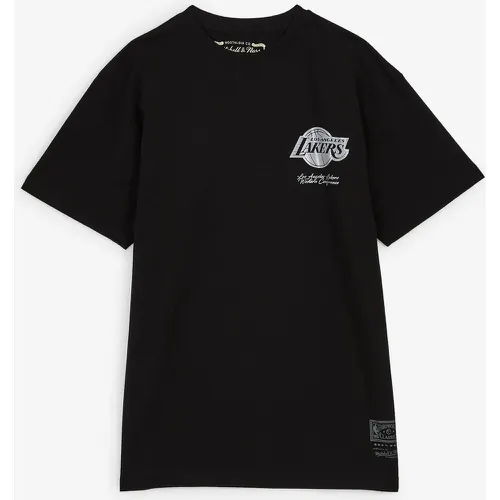 Tee Shirt Lakers Shiny Emb Logo / - Mitchell & Ness - Modalova