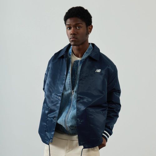 Coach Jacket Athletics Bleu/blanc - New Balance - Modalova