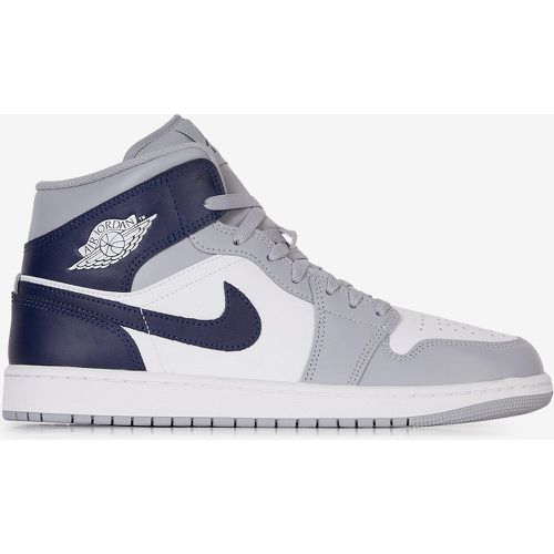 Air Jordan 1 Mid Blanc/gris - Jordan - Modalova