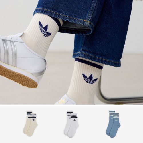 Chaussettes X3 Crew 3 Stripes / - adidas Originals - Modalova