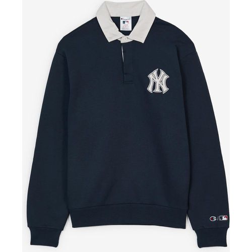 Sweat Polo Ny Yankees Marine/blanc - Champion - Modalova