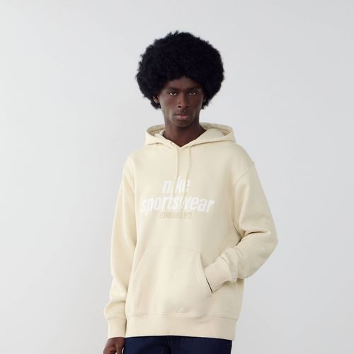 Hoodie Linear Logo Beige/blanc - Nike - Modalova