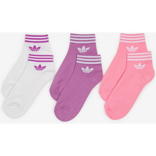 Chaussettes X3 Ankle Trefoil / - Enfant - adidas Originals - Modalova