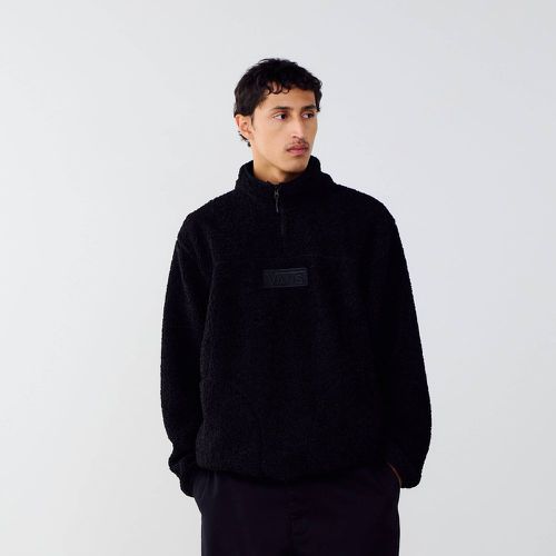 Hoodie Sherpa Half Zip Noir - Vans - Modalova