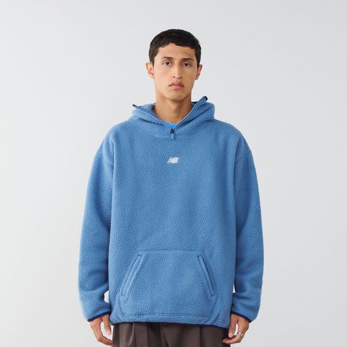 Hoodie Sherpa Half Zip Hoops / - New Balance - Modalova