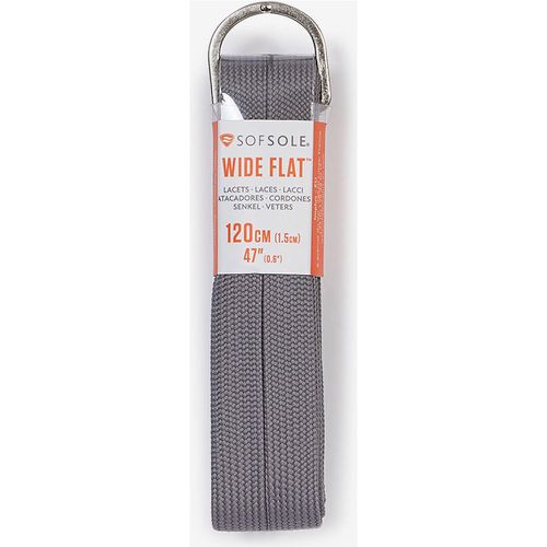 Lacet Plat Large 120cm Gris - COURIR - Modalova