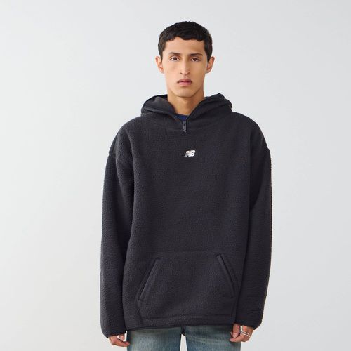 Hoodie Sherpa Half Zip Hoops / - New Balance - Modalova