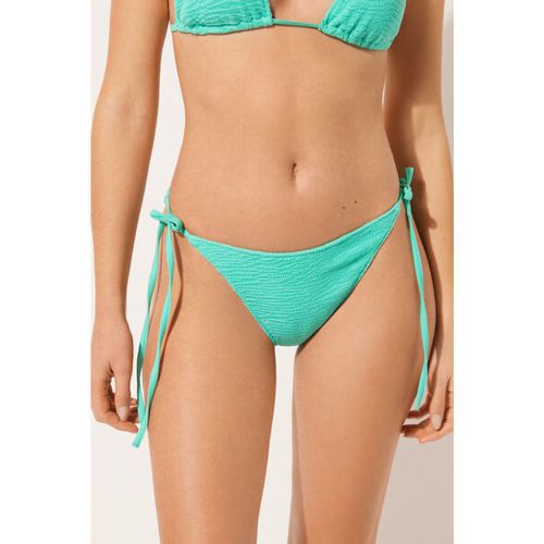 Bas de maillot à lanières Crinkle Waves Taille L - Calzedonia - Modalova