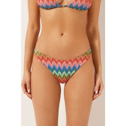 Bas de maillot brésilien Elegant Chevron Taille M - Calzedonia - Modalova