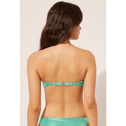 Haut de maillot bandeau à rembourrage léger Light Reflections Taille 44 - Calzedonia - Modalova