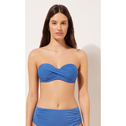 Bikini bandeau croisé à rembourrage léger Taille S / 2 - Calzedonia - Modalova