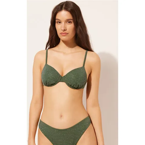 Haut de maillot push-up à rembourrage Léger Luxury Stones Taille 38 - Calzedonia - Modalova