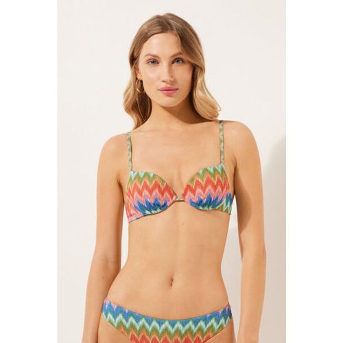 Haut de maillot super push-up Elegant Chevron Taille XS / 1 - Calzedonia - Modalova