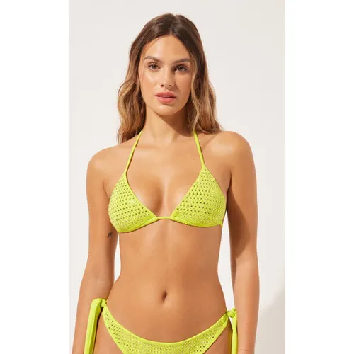 Haut de maillot triangle rembourrage amovible Luxury Stones Taille 36 - Calzedonia - Modalova