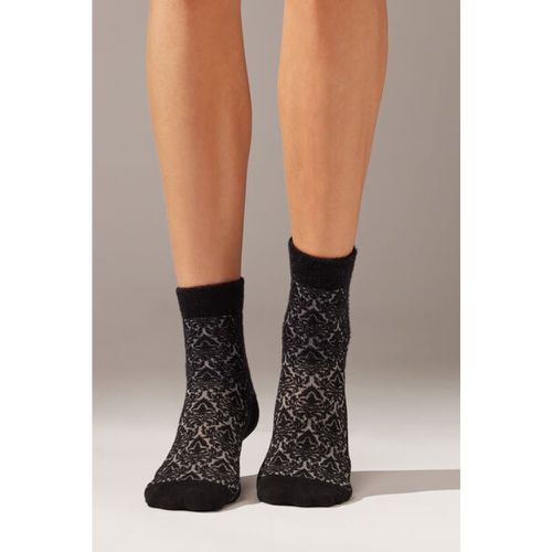 Chaussettes courtes extra douces damassées Taille TAILLE UNIQUE - Calzedonia - Modalova