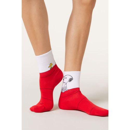 Chaussettes bicolores Snoopy Taille TAILLE UNIQUE - Calzedonia - Modalova