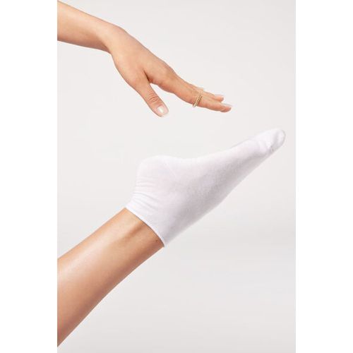 Chaussettes basses en coton sans bordure Taille 36-38 - Calzedonia - Modalova