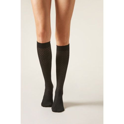 Chaussettes hautes en cachemire Taille TAILLE UNIQUE - Calzedonia - Modalova