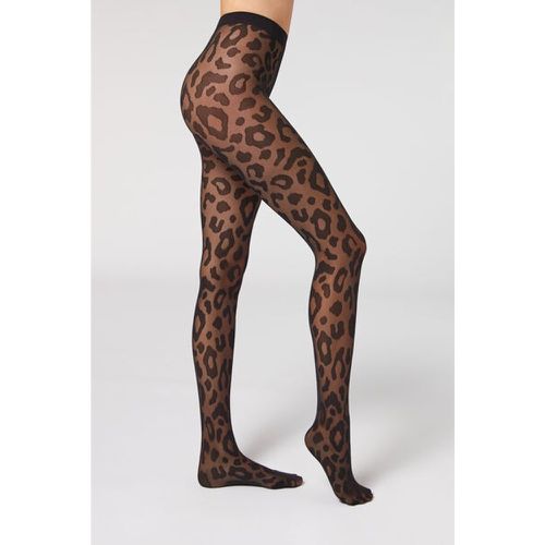 Collant Voile 30 Deniers Motif Macro Animalier Taille XS/S - Calzedonia - Modalova