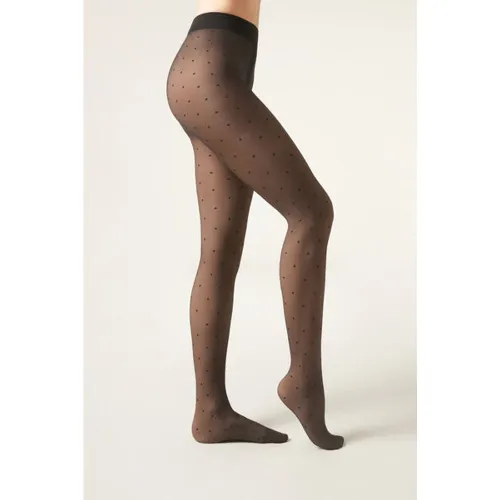 Collant polaire effet transparent 30 deniers Taille L - Calzedonia - Modalova