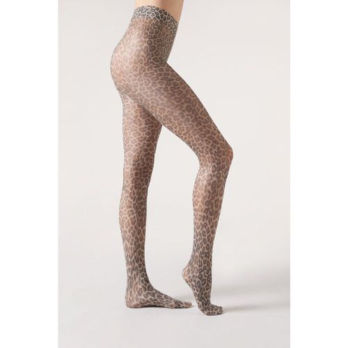 Collant Voile 30 Deniers Motif Animalier Taille XS/S - Calzedonia - Modalova