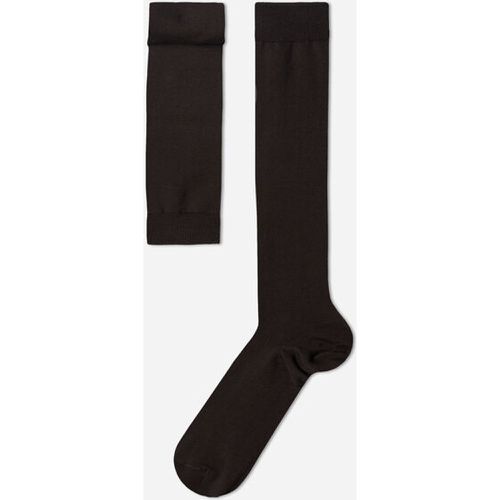 Chaussettes longues en coton extensible Taille 40-41 - Calzedonia - Modalova