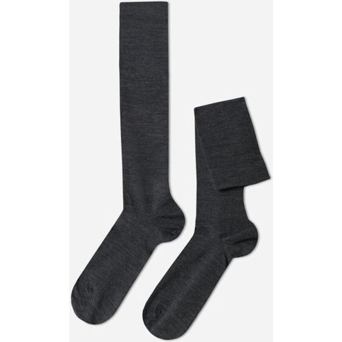 Chaussettes longues en laine et coton Taille 44-45 - Calzedonia - Modalova