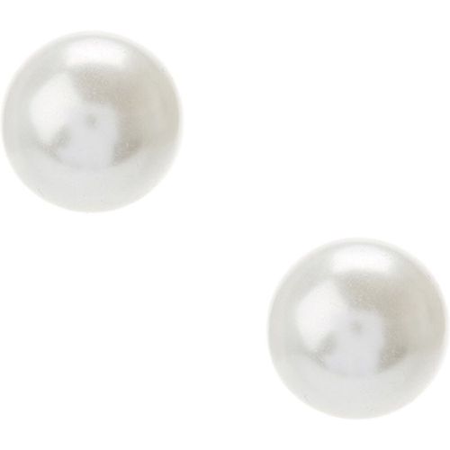 Clous d'oreille 12 mm avec perles d’imitation couleur - Claire's - Modalova