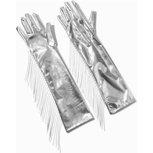 Gants longs à franges métalliques couleur - Claire's - Modalova