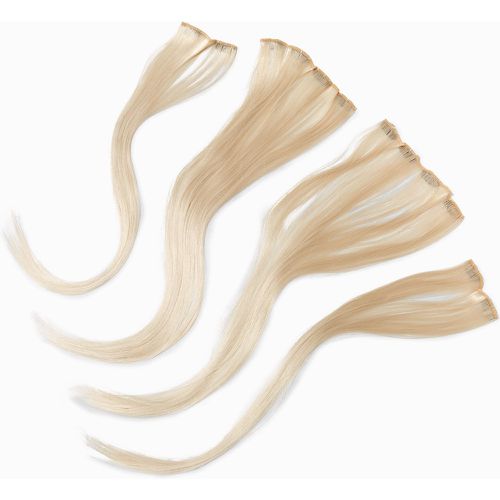 Extensions de cheveux synthétiques à clip pour cheveux blond platine - Lot de 4 - Claire's - Modalova