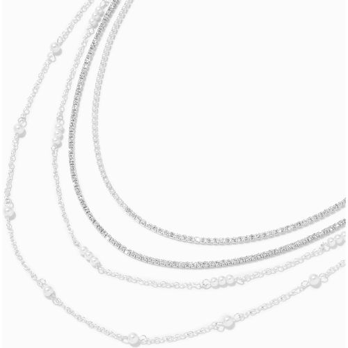 Collier de chaîne multi-rangs perles d’imitation couleur - Claire's - Modalova