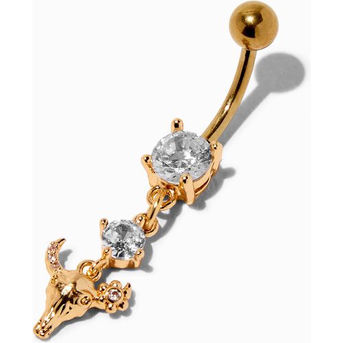 Piercing de nombril 1.6mm vache longhorn zircon cubique couleur - Claire's - Modalova